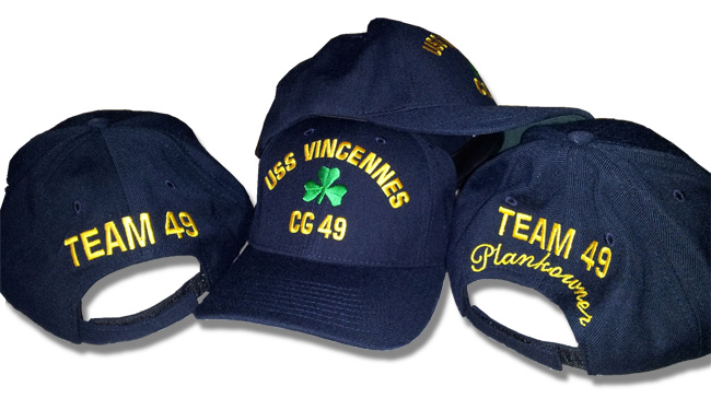 USS Vincennes Ship's Ballcaps